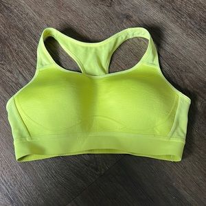 Gymshark yellow medium sports bra
